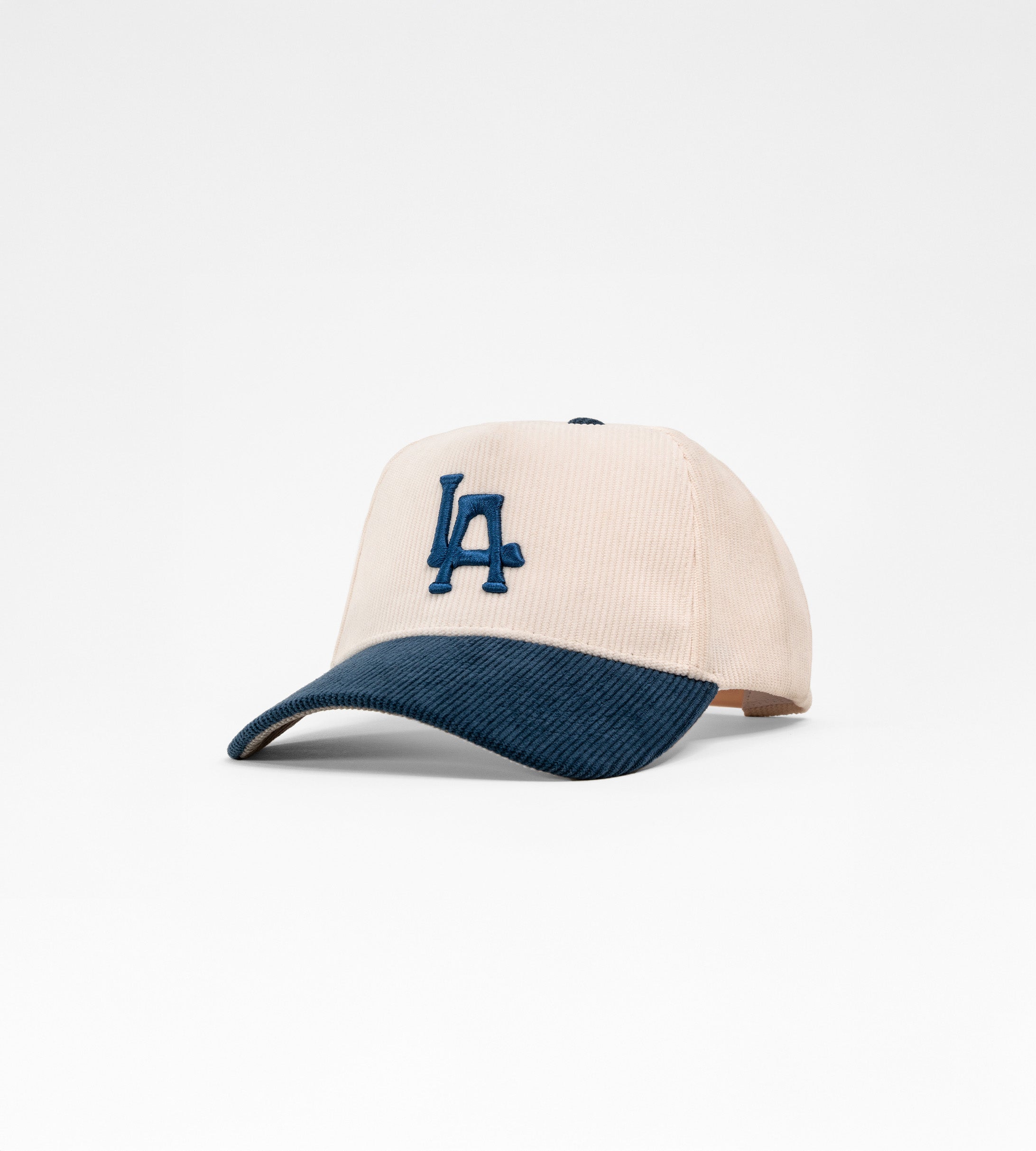 Blue 2 Tone Corduroy LA Hat