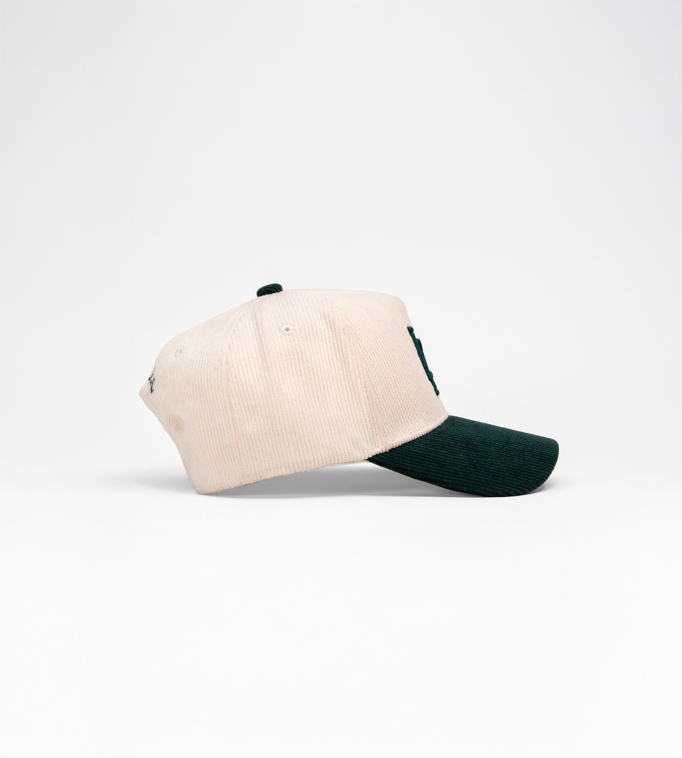 Green 2 Tone Corduroy LA Hat