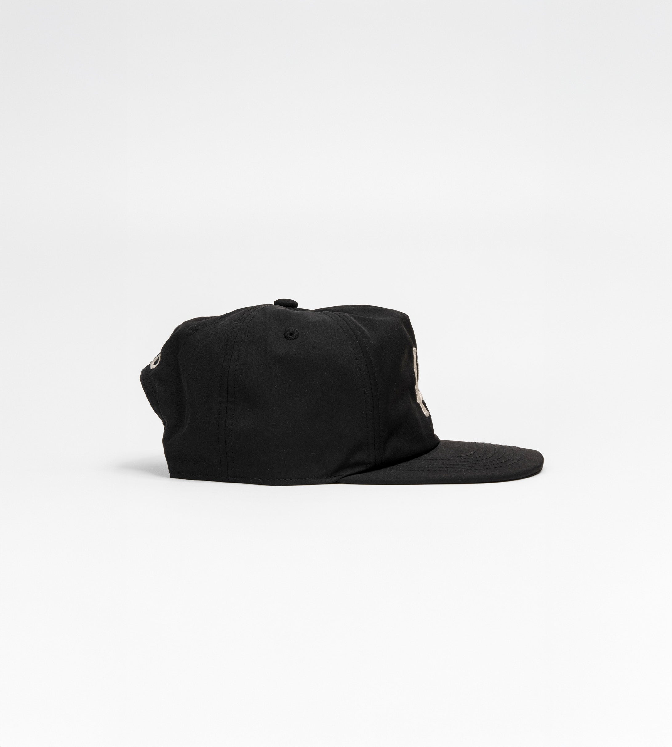 Black LA 5 Panel Surf Hat
